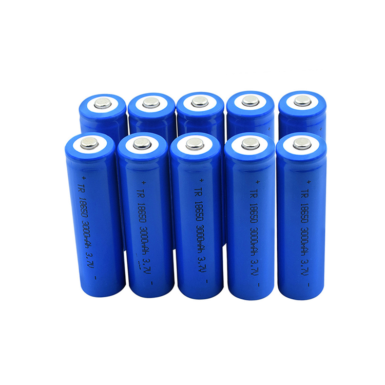 high capacity lithium ion 18650 3.7V 3000mAh rechargeable li-ion power battery