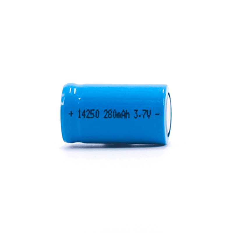 14250 3.7V 280mah button top li-ionbattery