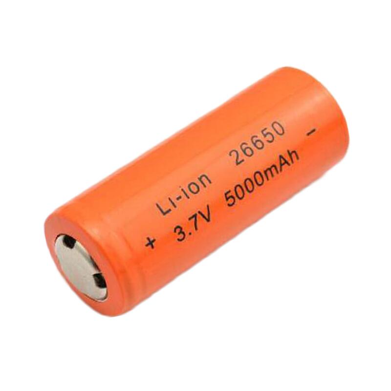 Li-ion batteries 3.7V Rechargeable 26650 5000mAh for flashlight